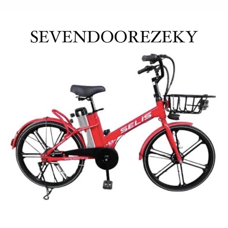 SEPEDA LISTRIK SELIS TIPE IOI MERAH