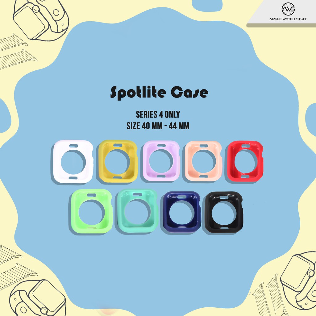 Spotlite Soft Case for Apple Watch Size 40mm 44mm Full Protector