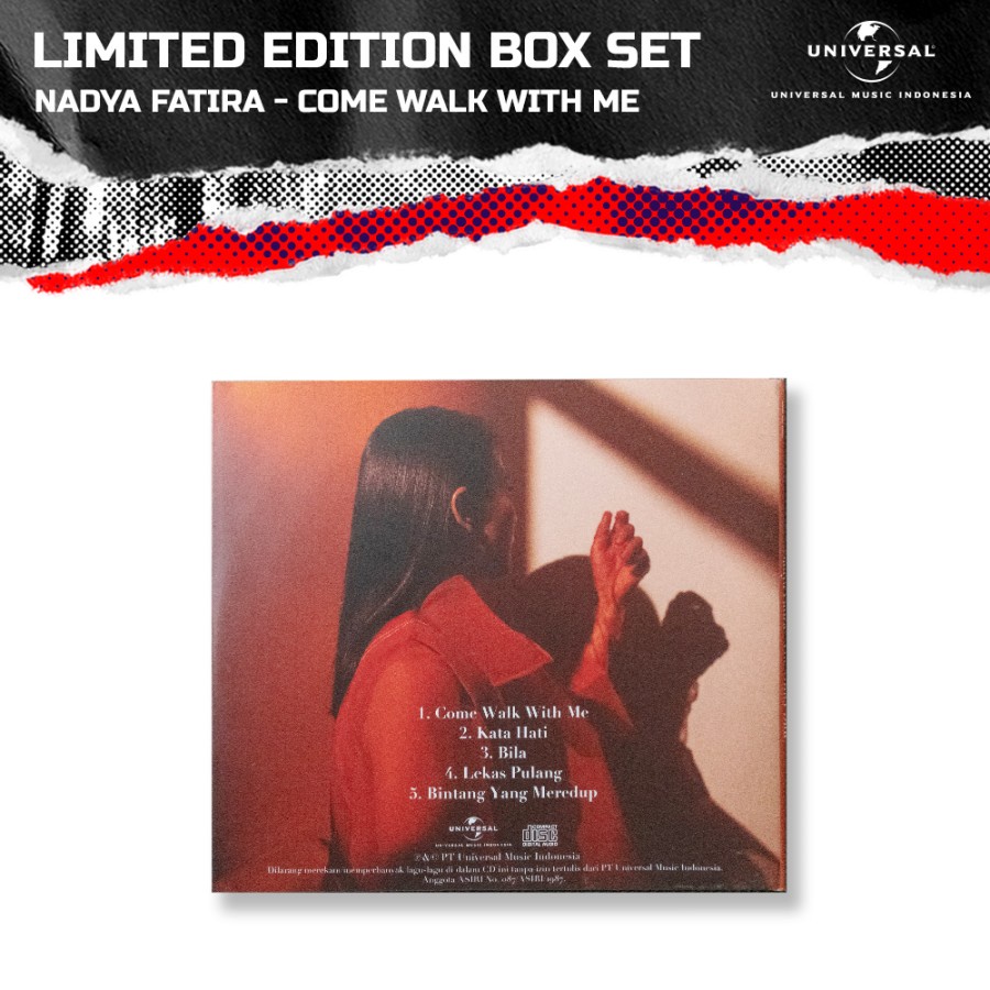 Universal Music Indonesia - Limited Edition Box Set Nadya Fatira &quot;Come Walk With Me&quot;