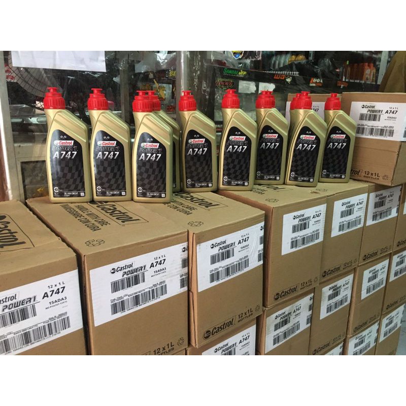 OLI ATAS OLI SAMPING CASTROL POWER 1 A747 2T 1L