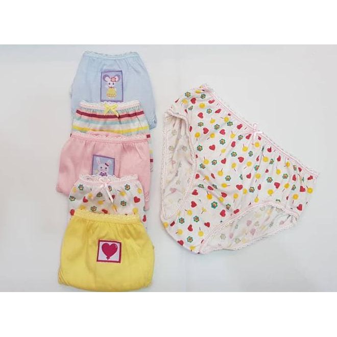 Celana Dalam Anak Perempuan 1 Pack Isi 6 Agree Ld - 5-6 Tahun Kode 717
