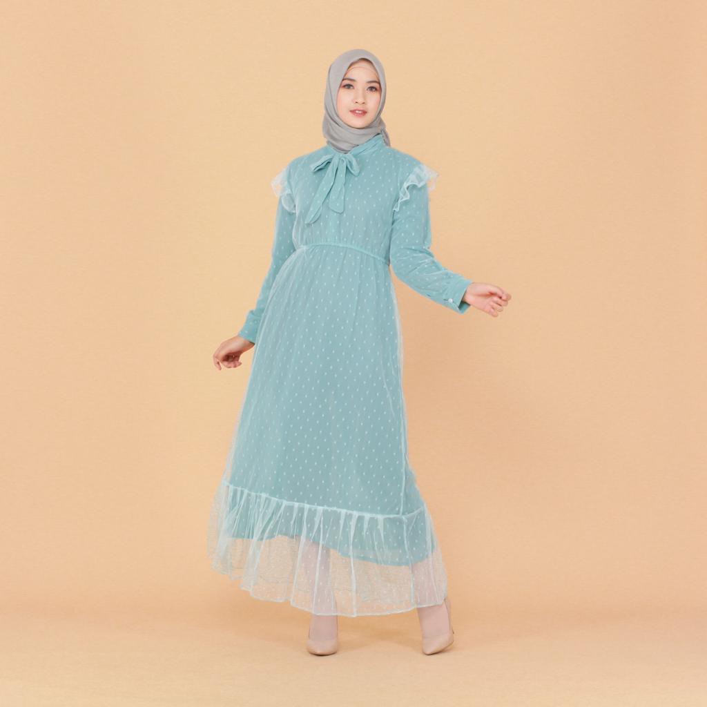 Bisa COD DAVINA MAXY – NONIHIJAB GAMIS MURAH PAKAIAN MUSLIM WANITA DRESS MAXI