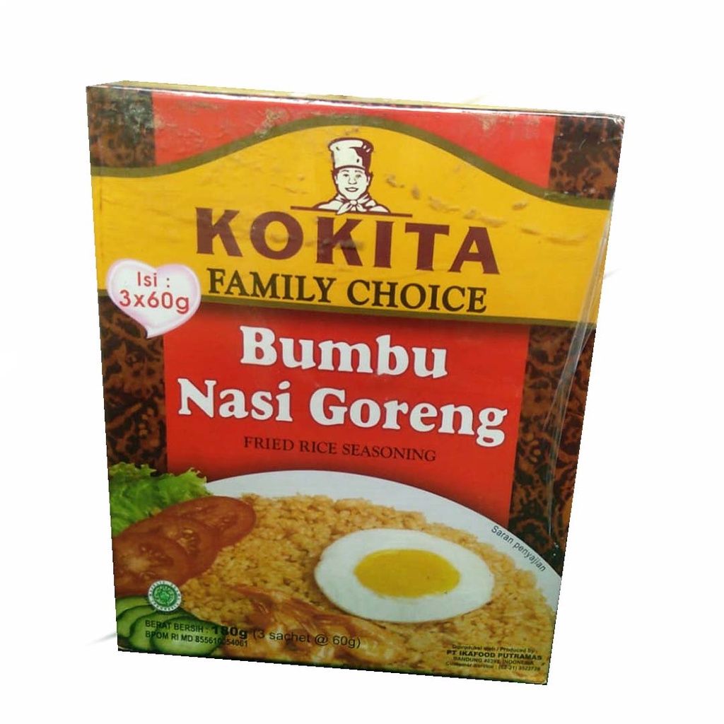 

KOKITA FAMILY CHOICE BUMBU NASI GORENG 180g