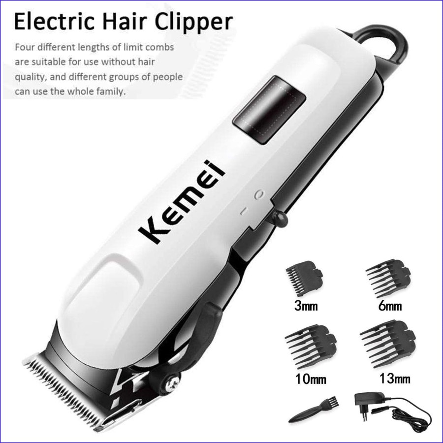 Original KEMEI 809A Alat Cukur Rambut Kemei KM 809A Mesin Cukur Cordless HAIR CLIPPER TRIMMER Alat Cukur Elektrik Multifungsi Bisa Dicharge mesin cukur rambut Portable Original Alat Cukur Jenggot Alat Cukur Bulu