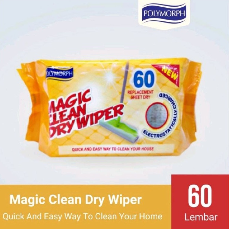 MAGIC CLEAN WET/ TISU BASAH + MAGIC CLEAN DRY/ TISU KERING PEMBERSIH LANTAI