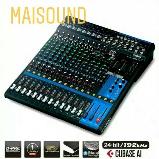 MIXER YAMAHA MG 16 XU ORIGINAL YAMAHA MG16XU MG 16XU 16 CHANNEL ORI