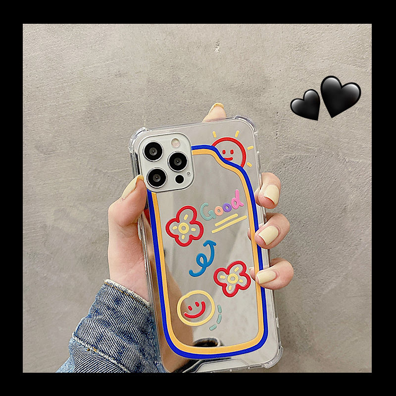 Soft Case Silikon Motif Bunga Untuk iPhone 11 12promax 7 8 Plus SE X XS XR XSMAX 11 11promax