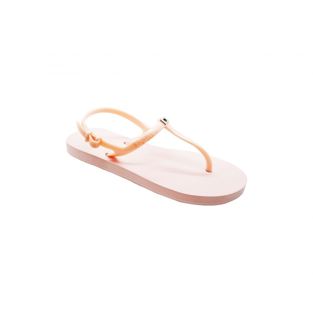 Popits Sling Back Flat Rose Gold Sandal Wanita Original