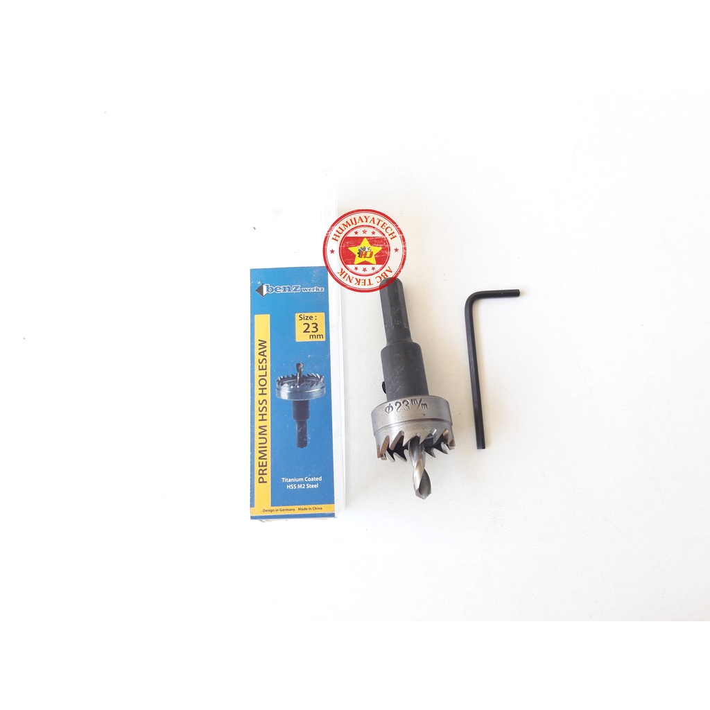 Hole Saw Besi HSS 23mm Benz / Mata Bor Besi Hss 23mm