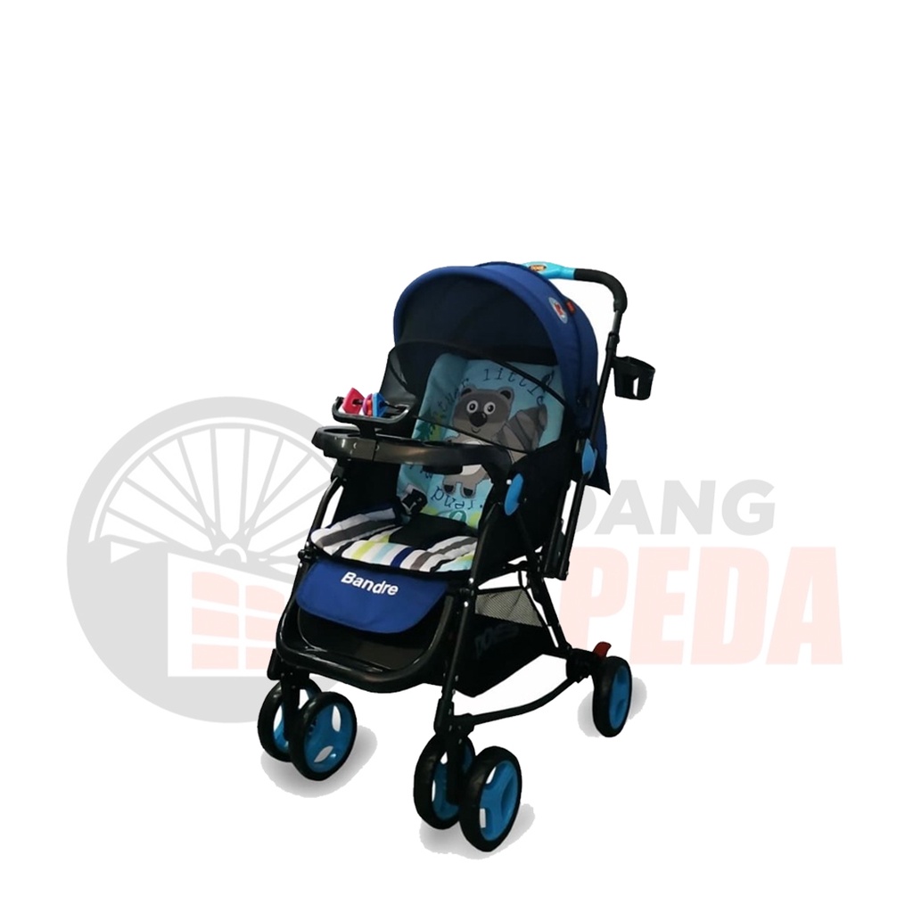 Stroller Bayi Balita Kereta Dorong Anak DOES Bandre DS 2182H Kanopi Garansi Termurah Murah-Dark Blue