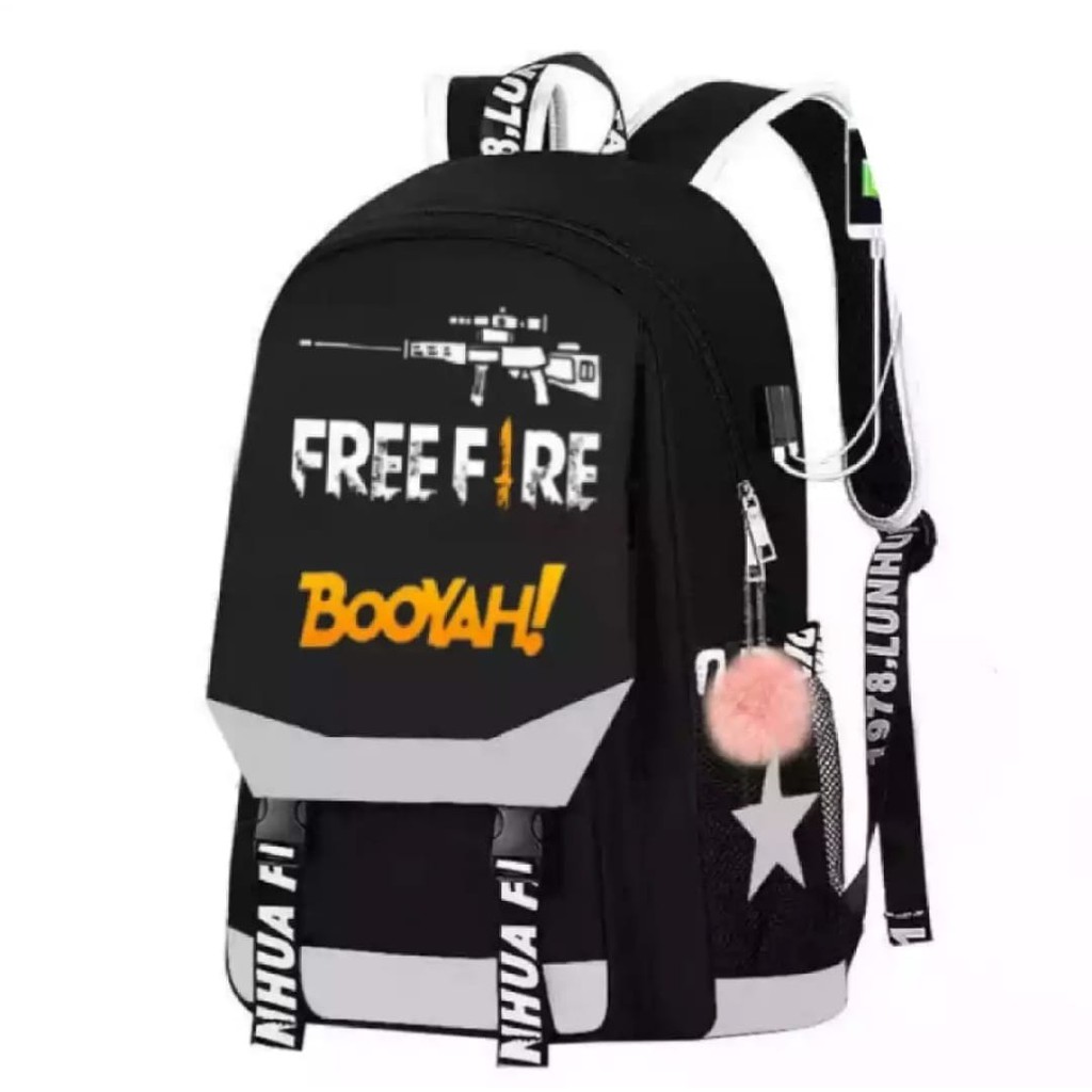 GGS Tas Ransel Sekolah Anak laki laki Karakter freefire dan Super Hero Murah