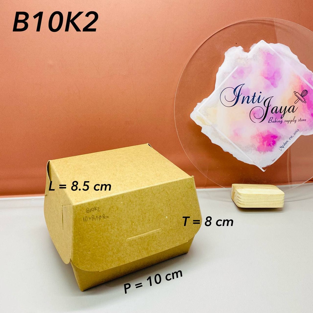 

Kotak Kraft isi 10 pcs 10cm x 8.5cm x 8cm (B10K2)
