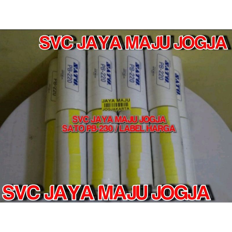 

SATO PB 230 - KUNING // PUTIH - ISI 750 PCS/ROLL || LABEL HARGA - KERTAS HAND LABEL - KERTAS LABEL - PRICE LABEL - LABEL BANDEROL HARGA || SATO PB230 - SATO PB 230 || HANDLABEL HAND LABEL SATO