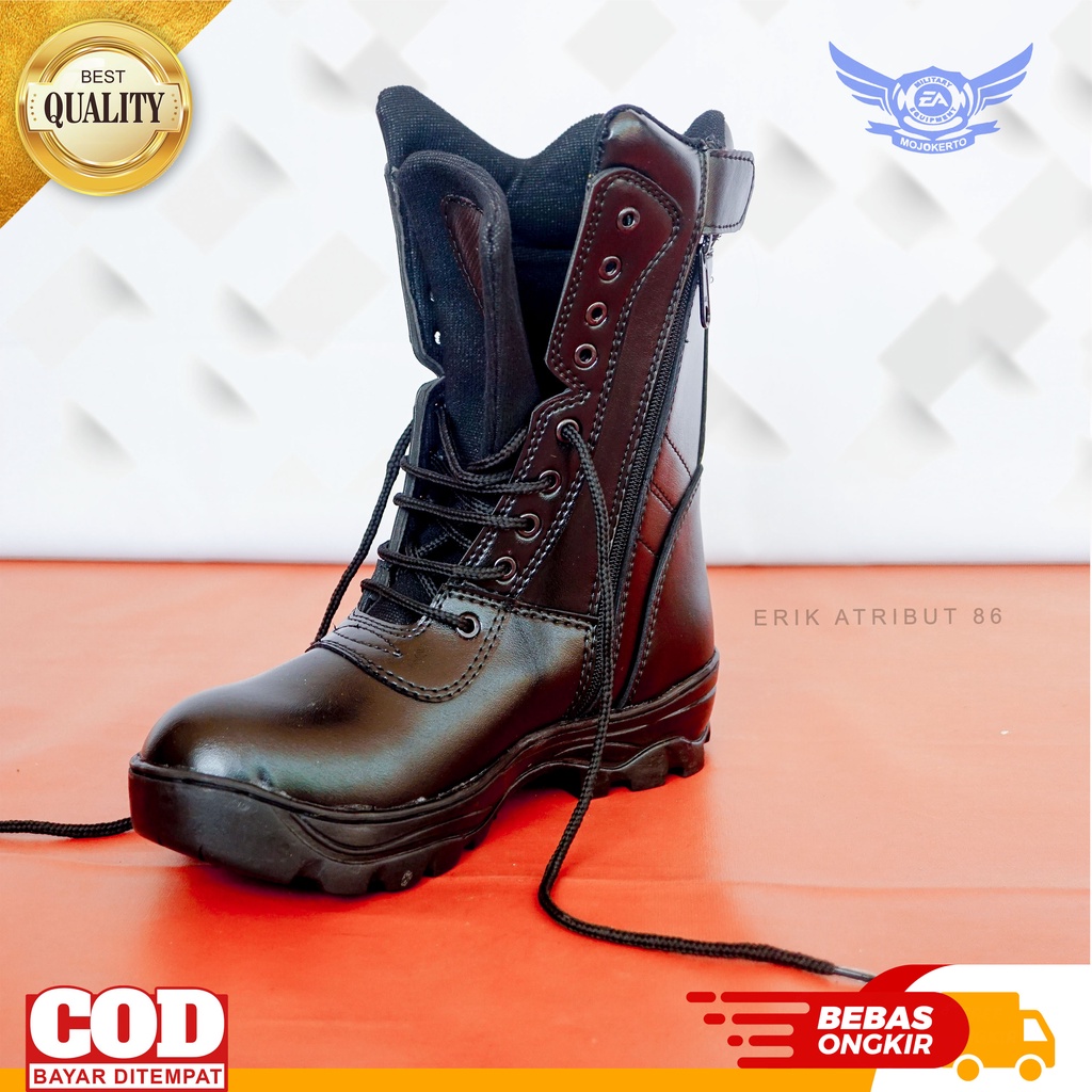 Sepatu pdl dinas sepatu pdl kerja harian hitam dop