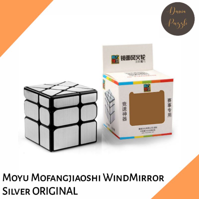 Rubik WindMirror Qiyi WindMirror Silver ORIGINAL