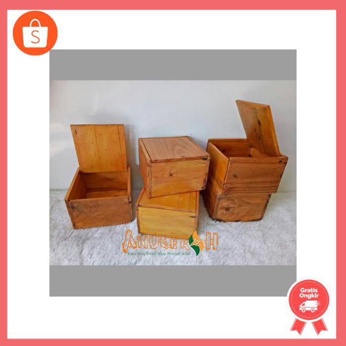 Box Jam | Kotak Kayu Jati Belanda