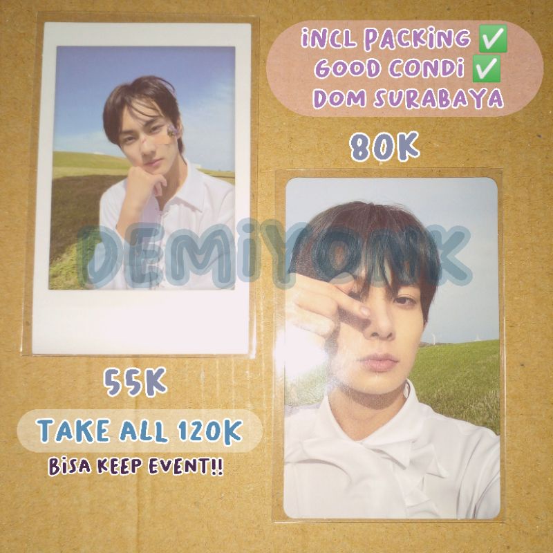 PHOTOCARD HEESEUNG POLAROID JUNGWON DIMENSION : ANSWER YET VER. ENHYPEN