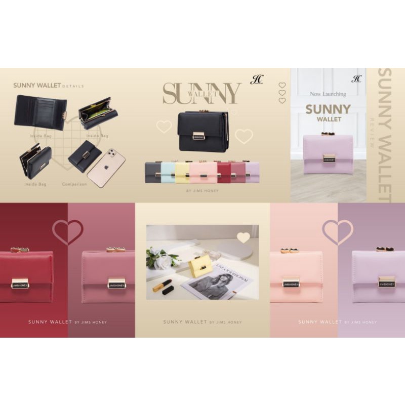 sunny wallet dompet lipat jims honey