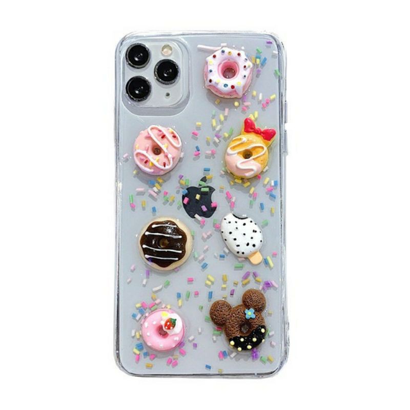 DY Donat Case DIY Cute + Hologram Ip 6G Ip 12 Ip 12 pro