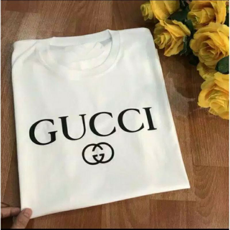 Baju Koas Distro Pria Wanita Lengan Pendek / BAHAN Cott0n COmbed / Kaos Cowok Cewek / Baju Gucci Pre