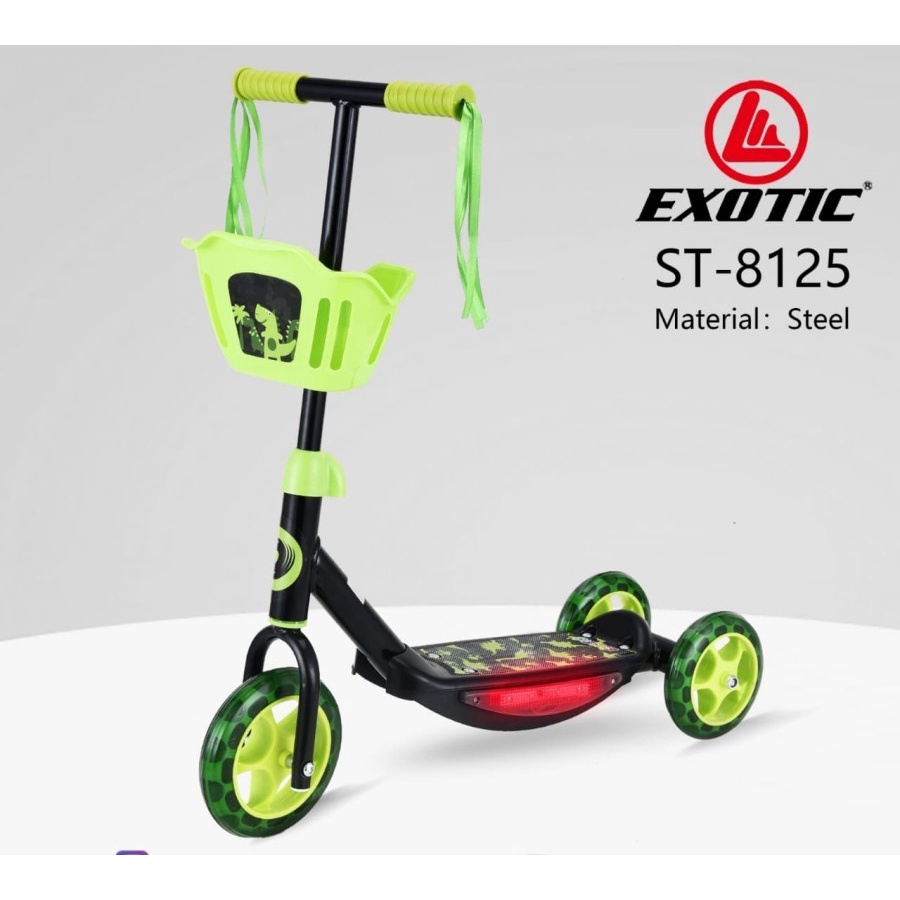 Scooter Skuter Anak Otoped Exotic ST8125 Roda 3 Bisa di Lipat By Pacific-1
