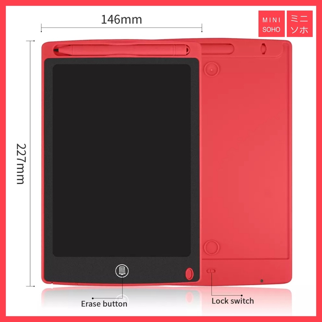 LCD Writing Drawing Tablet 8.5&quot; inch Papan Tulis Gambar Anak Bisnis Kantor Dewasa