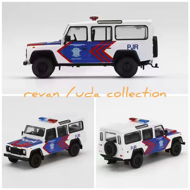 MiniGT Mini GT 157 Land Rover Defender 110 Korlantas Polri Police