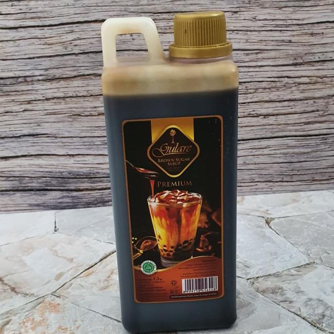 

BROWN SUGAR SYRUP GULARE PREMIUM 1.3KG SERTIFIKAT MUI