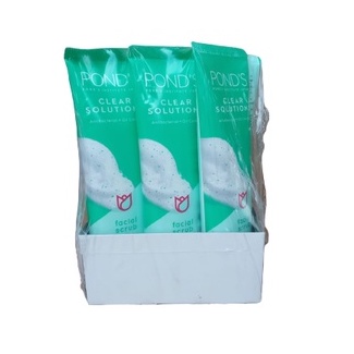 Ponds Facial foam Scrub clear solution 50gr (Big Promo)