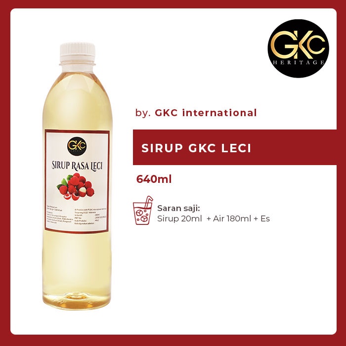 

Sirup Minuman GKC "Rasa Leci" 640ml