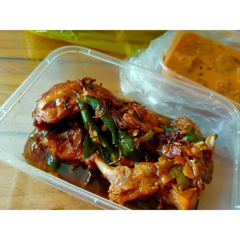 

Ayam kecap cabe ijo ayam bu bekti