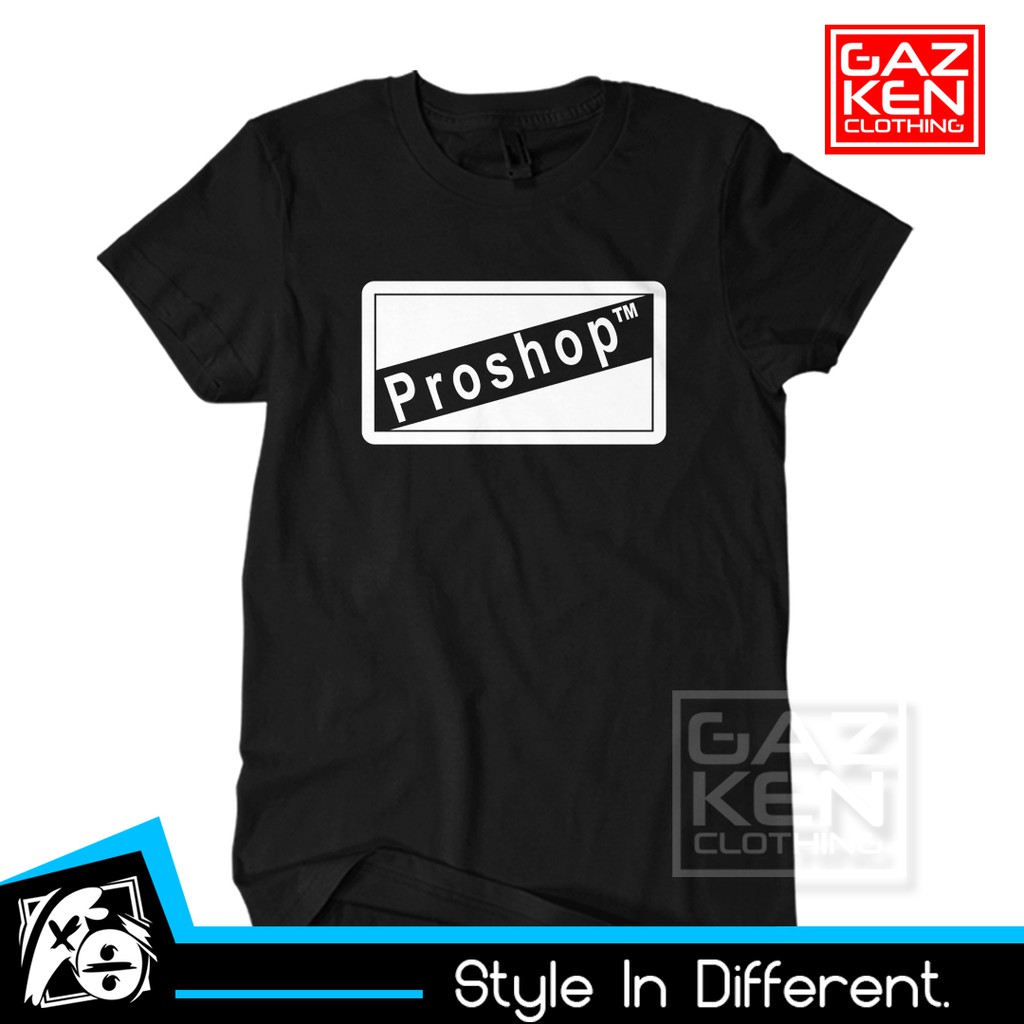  Kaos  Distro PROSHOP LOGO Baju  Cotton  Combed  24s Lebih 