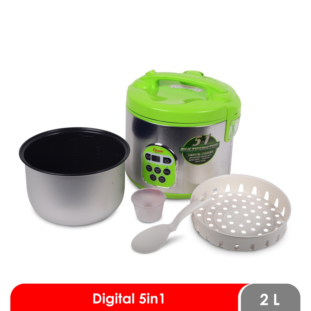 MAGIC COM DIGITAL COSMOS CRJ-2301D 2 LITER RICE COOKER SERBAGUNA