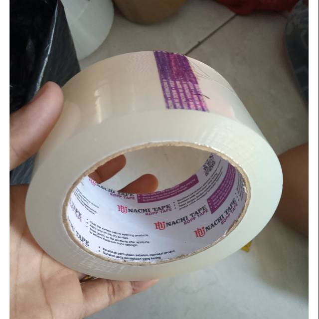 

Solasi lakban Nachi Tape bening besar