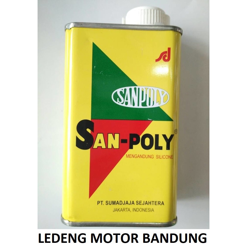 Sanpoly Kecil 250ml Pembersih Logam Allumunium Sanpoli Pengkilap Cat Mobil Motor Multi Guna