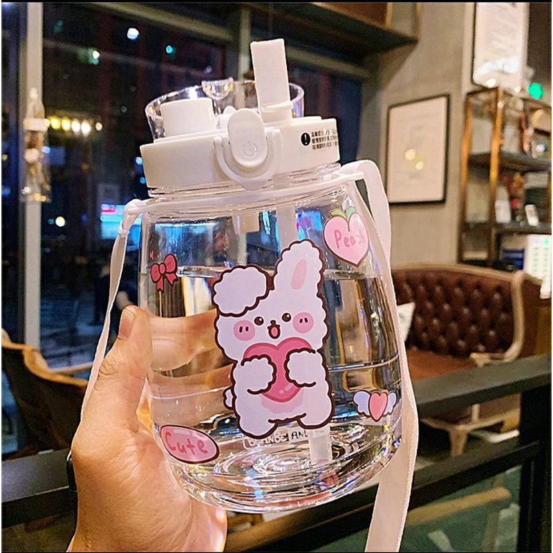 [⚜️RR⚜️] BOTOL MINUM VIRAL 2000ml 2L 2 LITER BOTOL MINUM 2L 2000ml 2 liter BOTOL VIRAL BOTOL MINUM KOREA BOTOL MINUM MOTIVASI BONUS STICKER LUCU-BM2 NON STIKER/PUTIH