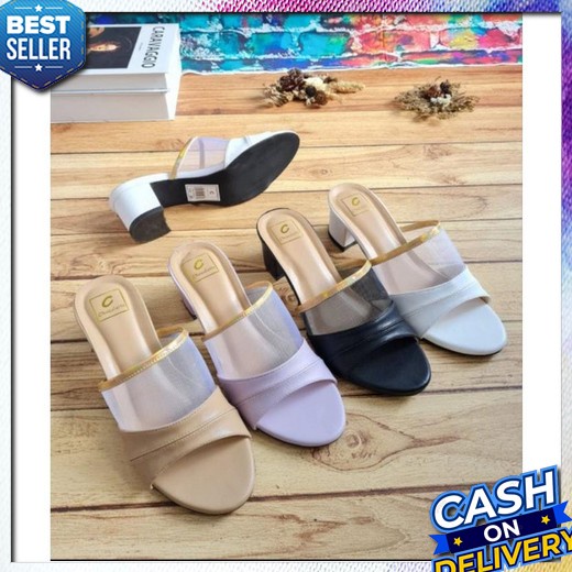 Sendal Kondangan Cewek Kekinian Murah High Heels Pesta  Wanita Haigh Hels Heals Terbaru Bridesmaid H