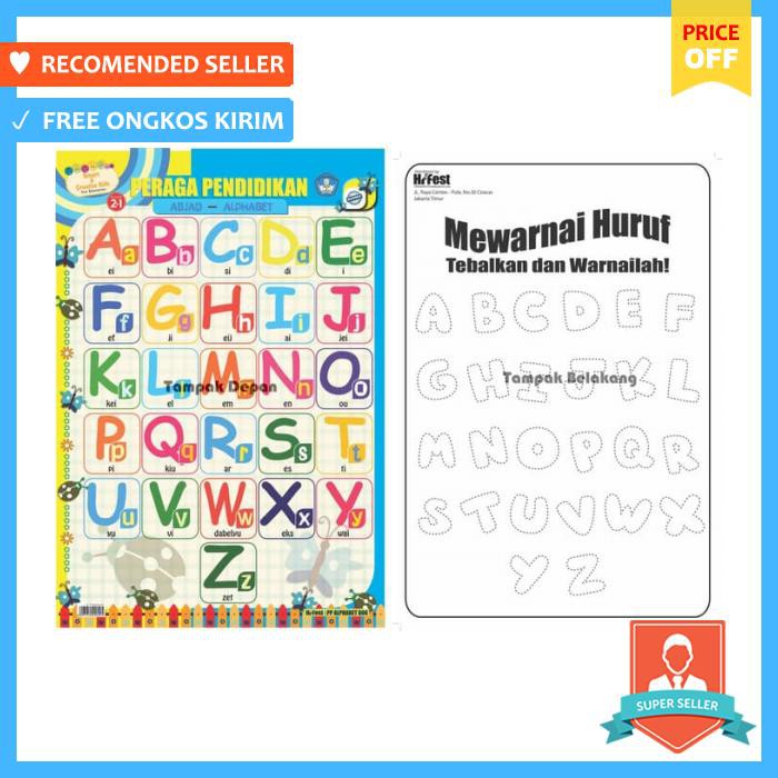 

Poster Peraga Pendidikan Hi Fest Abjad Alphabet (Two In One) - Alat Tulis - Papan Tulis & Tempel