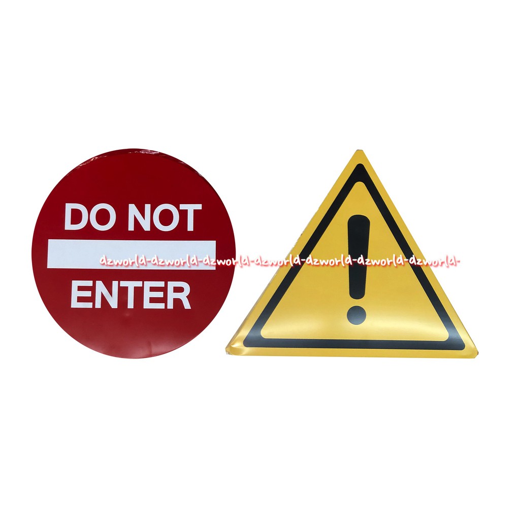 Krisbow Rambu Rambu Plat Seng Do Not Enter Rambu Jalan Dilarang Masuk
