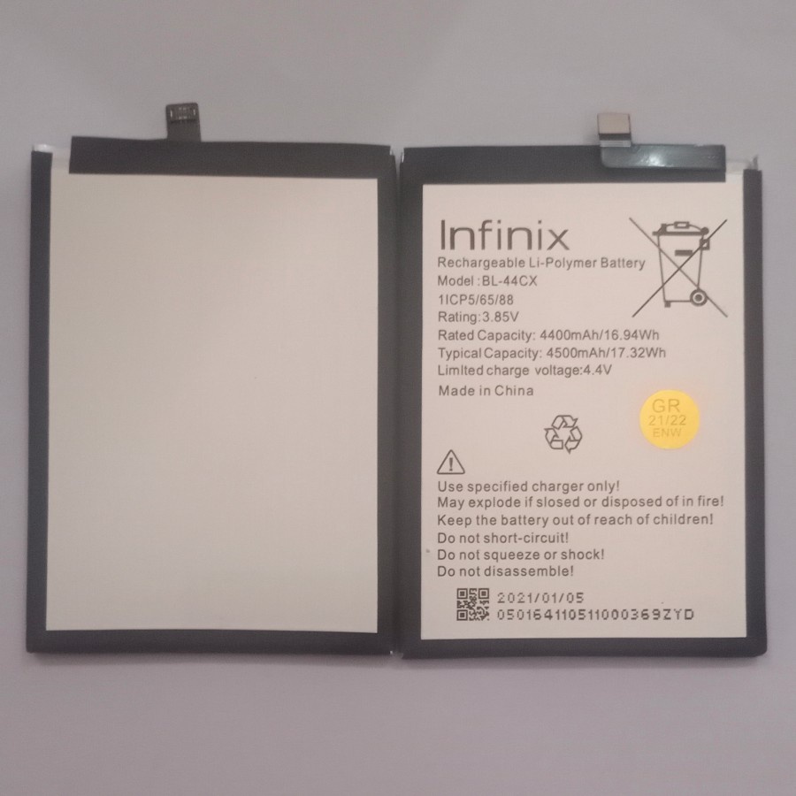 baterai batere baterry Infinix Zero 8 X687 Battery BL44CX
