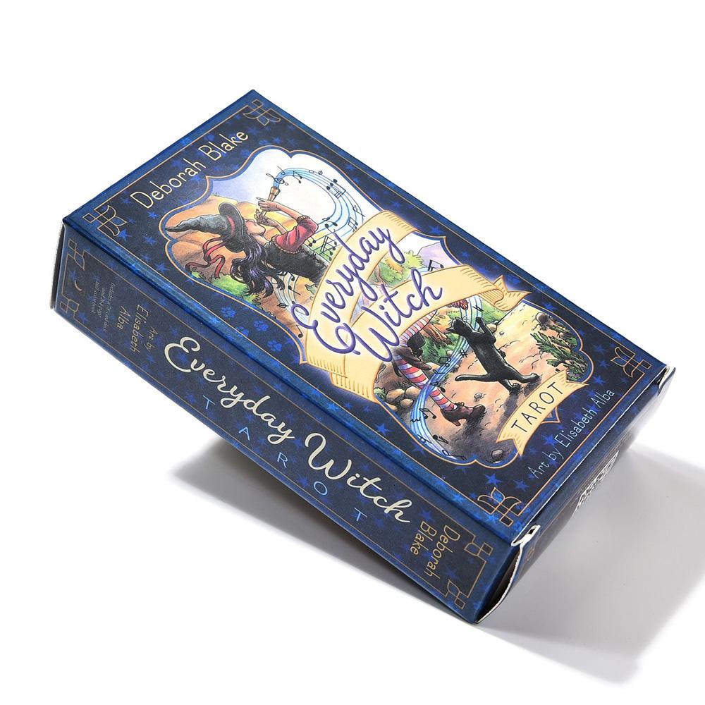 [Elegan] Everyday Witch Tarot Card Family 78kartu Full English Tarot Deck