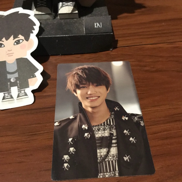 EXO 5th Anniversary Paper Toy’s Photocard Kai MAMA Era
