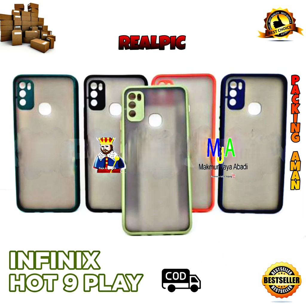 SOFTCASE INFINIX HOT 9 PLAY - CASE MATTE FULL COLOUR MY CHOICE BUMPER CASE PELINDUNG KAMERA