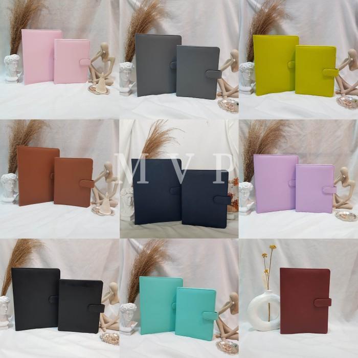 

Gia | Binder Polos Eksklusif Mewah B5 A5 20 Ring 26 Ring Kulit Berkualitas