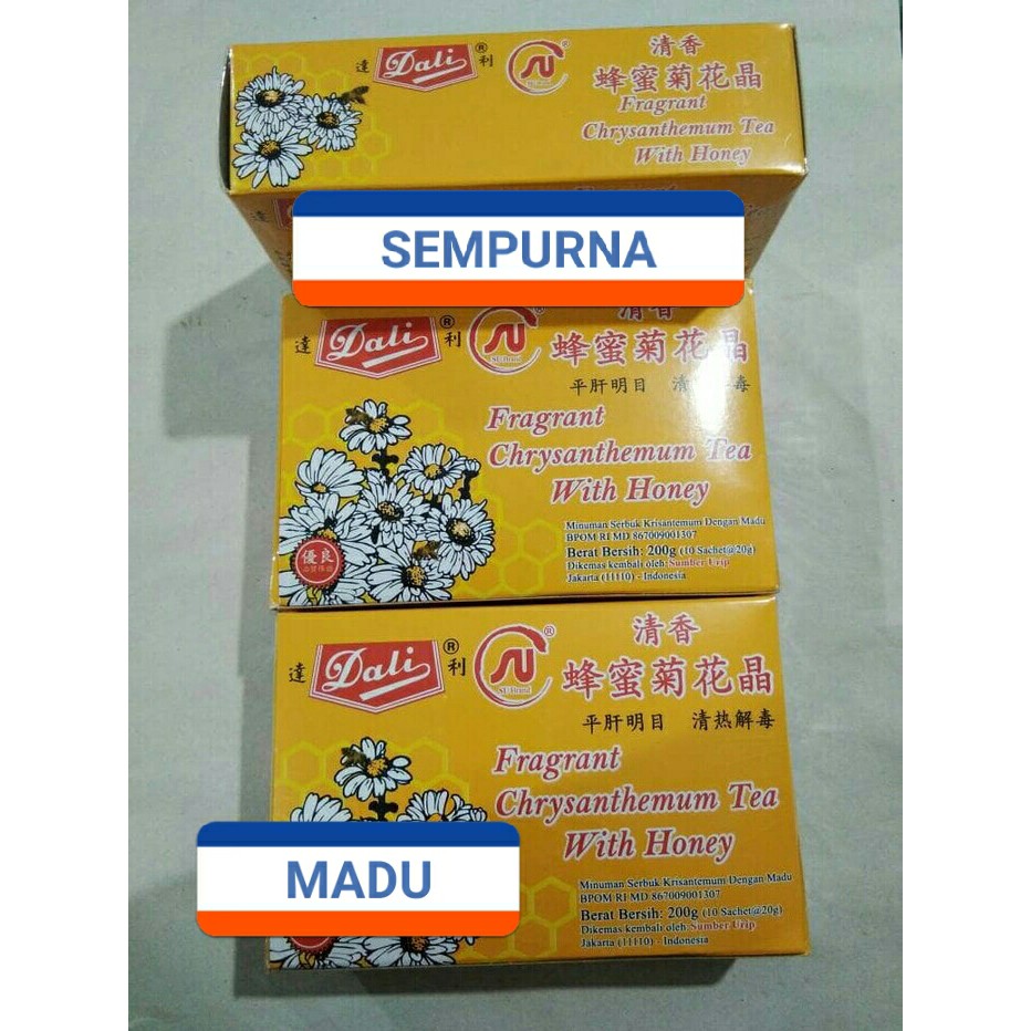 

Fragrant chrysanthemum tea with honey dali / teh kembang - tth181