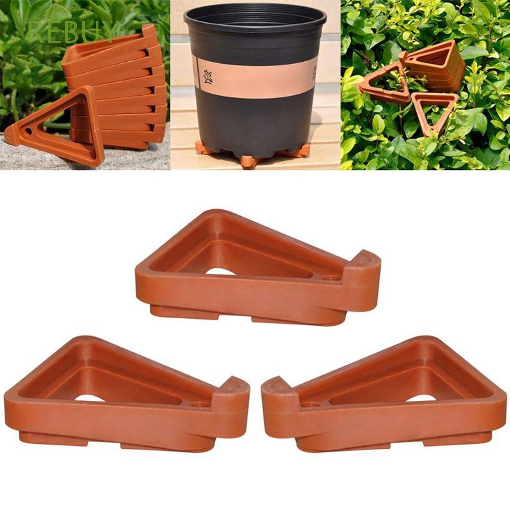 Rebuy 12pcsset Flower Pot Feet Risers Garden Supplies Flower Supports Outdoor Invisible Indoor Non Slip Toes Display Bonsai Stand Shelfmulticolor Shopee Indonesia