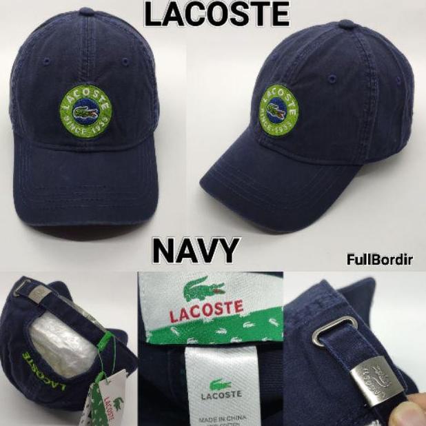 Topi Baseball Topi Snapback Topi Lacoste Logo Bulat