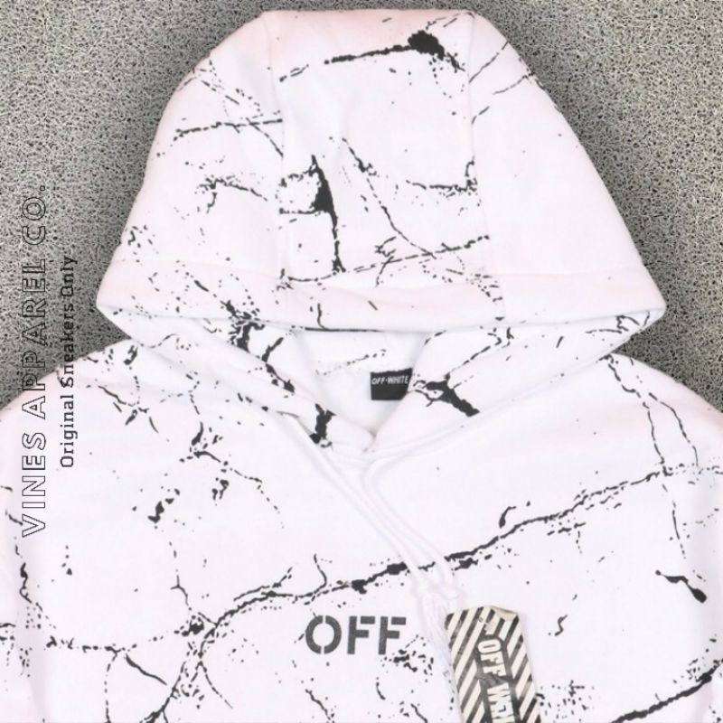 Off White Hoodie Parody White