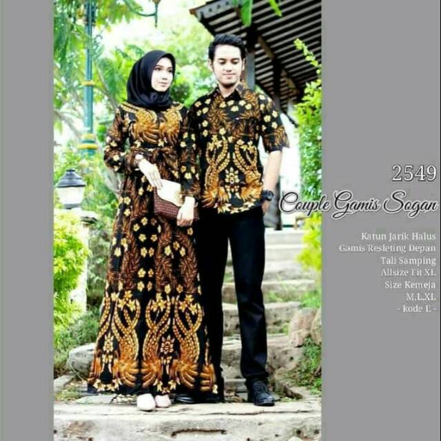 Maura couple - Sania Ruffle Batik Couple Ori Ndoro Jowi DNT