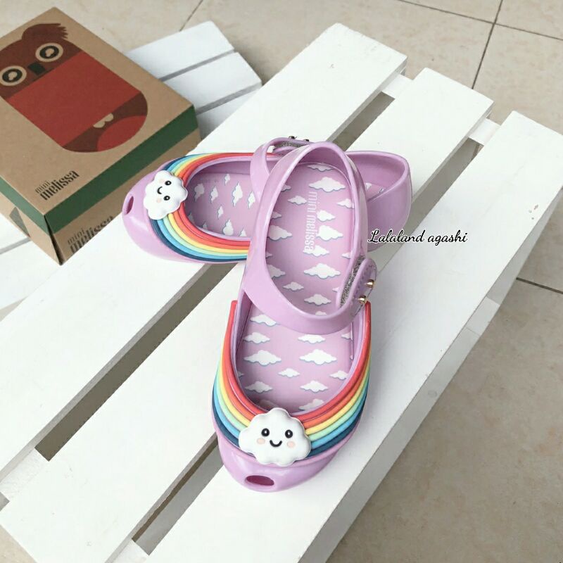 Sepatu Minimel ultragirl sunnyday Pink/sepatu melissa anak/ sepatu melissa pelangi